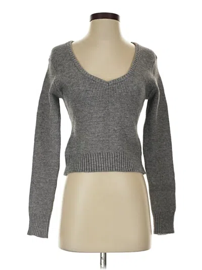 Pre-owned Shein Pullover Sweater In Gray