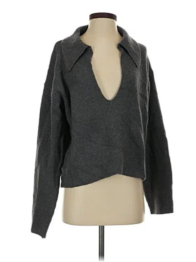 Pre-owned Shein Pullover Sweater In Gray