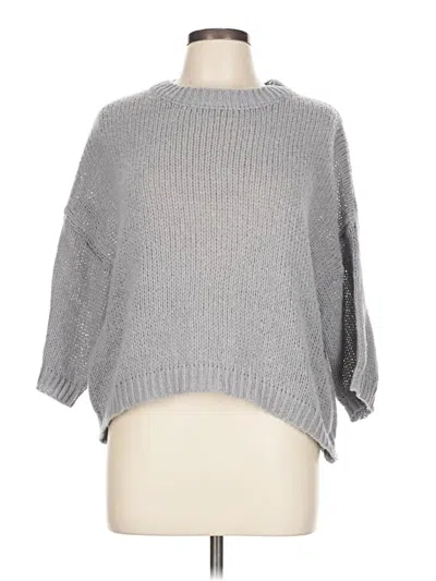Pre-owned Shein Pullover Sweater In Gray