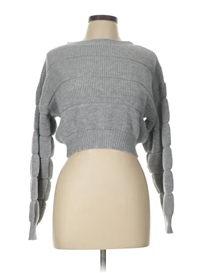 Pre-owned Shein Pullover Sweater In Gray