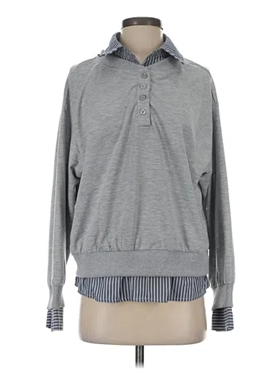 Pre-owned Shein Pullover Sweater In Gray