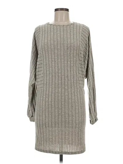 Pre-owned Shein Pullover Sweater In Gray