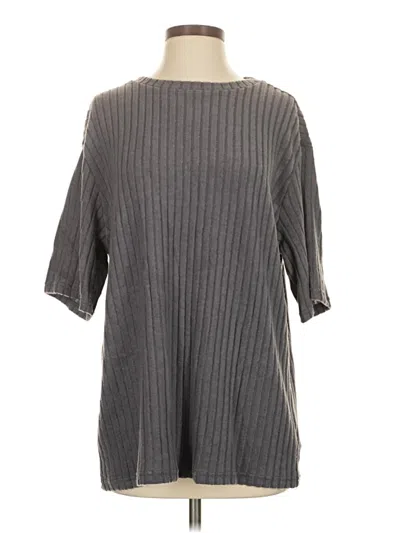 Pre-owned Shein Pullover Sweater In Gray