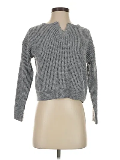 Pre-owned Shein Pullover Sweater In Gray