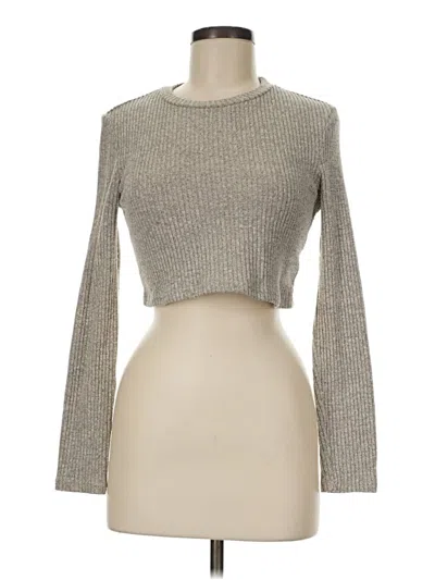 Pre-owned Shein Pullover Sweater In Gray