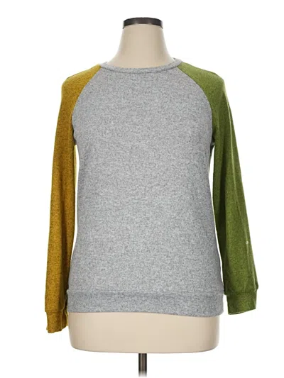 Pre-owned Shein Pullover Sweater In Gray