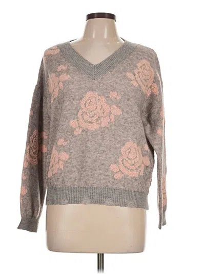 Pre-owned Shein Pullover Sweater In Gray