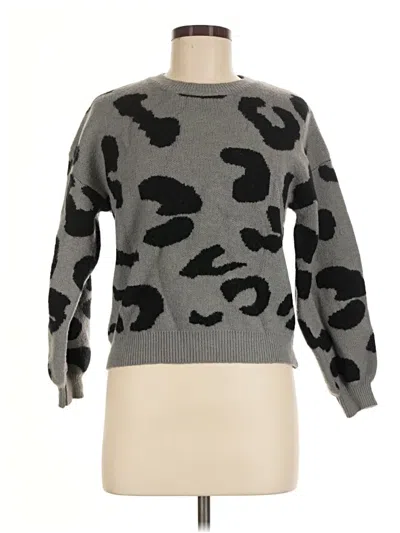 Pre-owned Shein Pullover Sweater In Gray