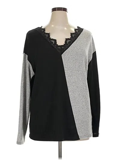 Pre-owned Shein Pullover Sweater In Gray