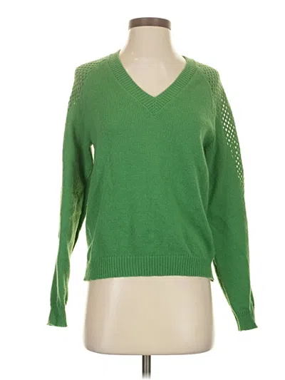 Pre-owned Shein Pullover Sweater In Green