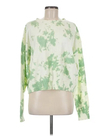 Pre-owned Shein Pullover Sweater In Green