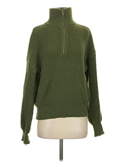 Pre-owned Shein Pullover Sweater In Green
