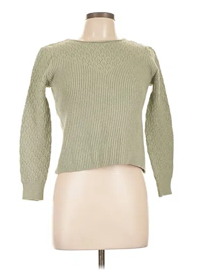 Pre-owned Shein Pullover Sweater In Green
