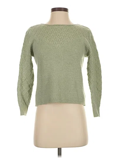 Pre-owned Shein Pullover Sweater In Green