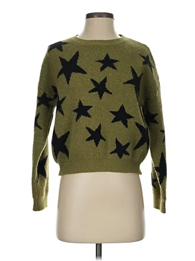Pre-owned Shein Pullover Sweater In Green
