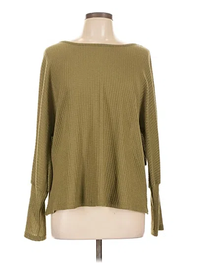 Pre-owned Shein Pullover Sweater In Green