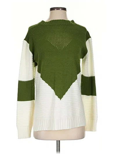 Pre-owned Shein Pullover Sweater In Green