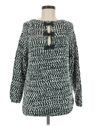 Pre-owned Shein Pullover Sweater In Green