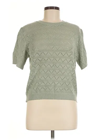 Pre-owned Shein Pullover Sweater In Green