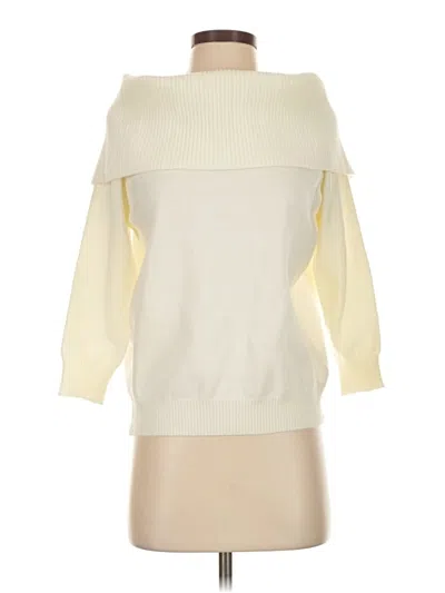 Pre-owned Shein Pullover Sweater In Ivory