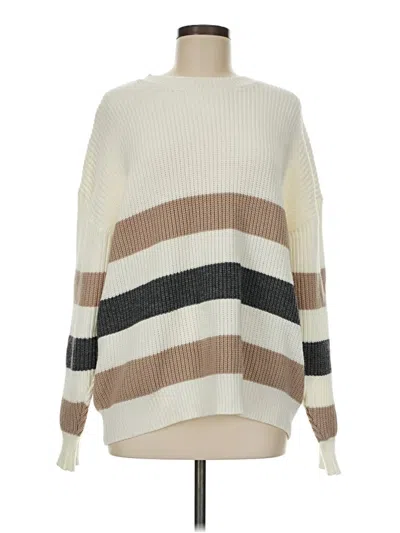 Pre-owned Shein Pullover Sweater In Ivory