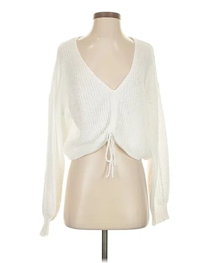 Pre-owned Shein Pullover Sweater In Ivory
