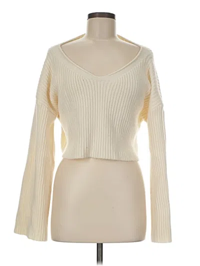 Pre-owned Shein Pullover Sweater In Ivory