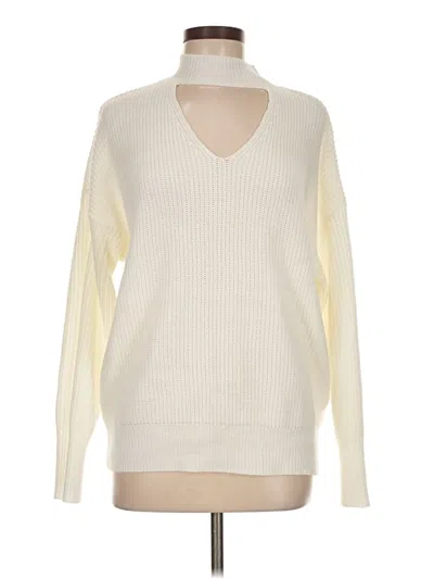 Pre-owned Shein Pullover Sweater In Ivory