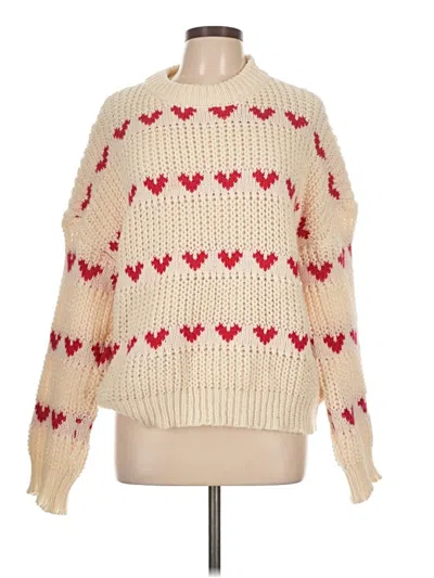 Pre-owned Shein Pullover Sweater In Ivory