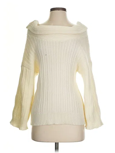Pre-owned Shein Pullover Sweater In Ivory