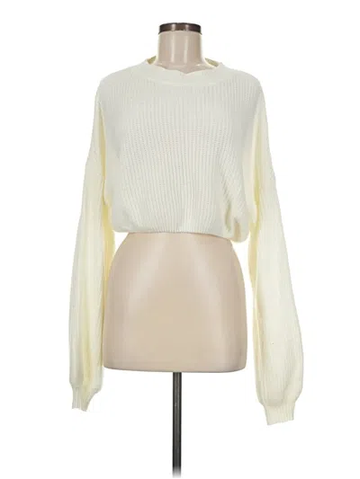 Pre-owned Shein Pullover Sweater In Ivory