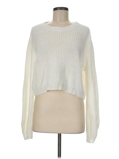 Pre-owned Shein Pullover Sweater In Ivory