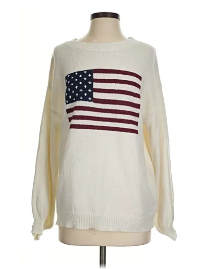 Pre-owned Shein Pullover Sweater In Ivory