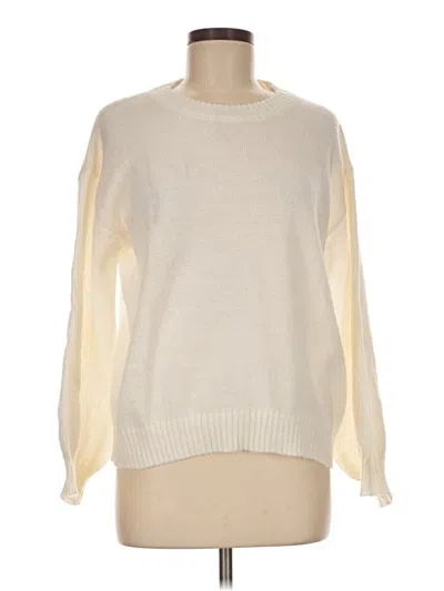 Pre-owned Shein Pullover Sweater In Ivory