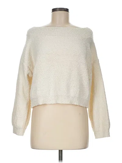 Pre-owned Shein Pullover Sweater In Ivory