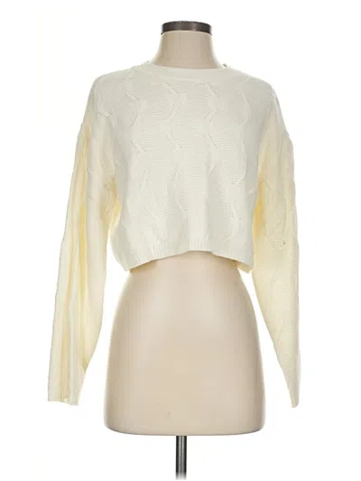 Pre-owned Shein Pullover Sweater In Ivory