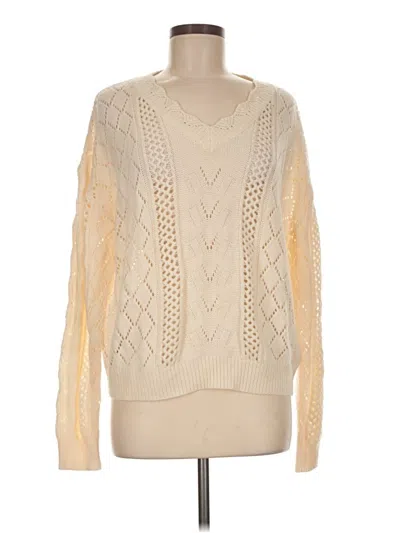 Pre-owned Shein Pullover Sweater In Ivory