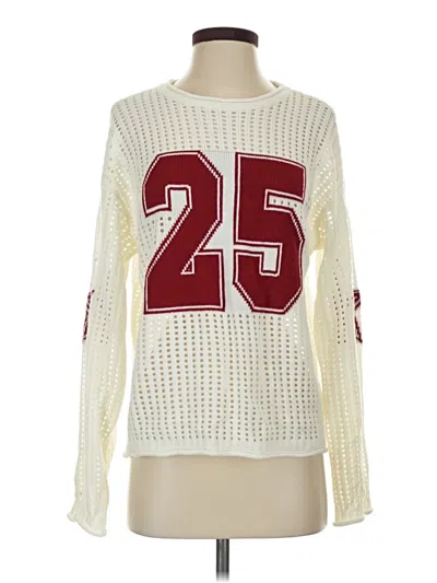 Pre-owned Shein Pullover Sweater In Ivory