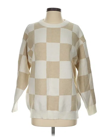 Pre-owned Shein Pullover Sweater In Ivory