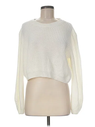 Pre-owned Shein Pullover Sweater In Ivory