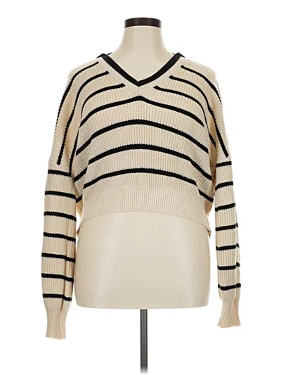 Pre-owned Shein Pullover Sweater In Ivory