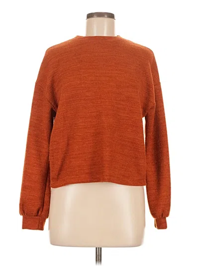 Pre-owned Shein Pullover Sweater In Orange