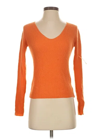 Pre-owned Shein Pullover Sweater In Orange