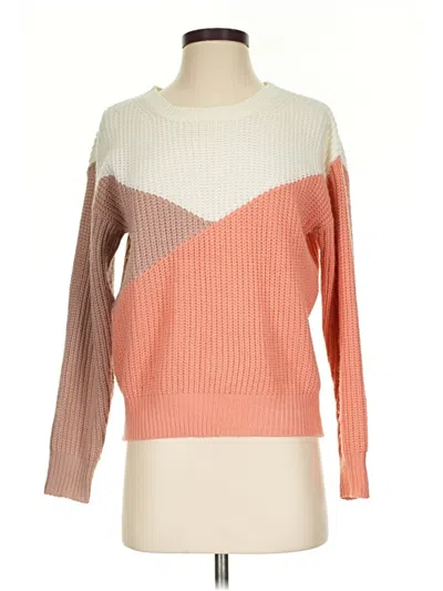 Pre-owned Shein Pullover Sweater In Orange