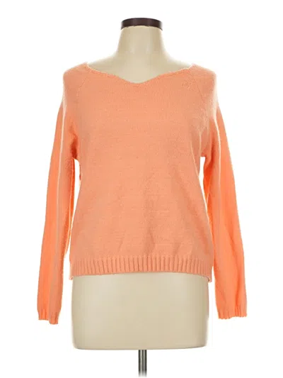 Pre-owned Shein Pullover Sweater In Orange
