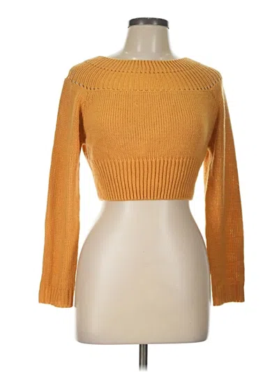 Pre-owned Shein Pullover Sweater In Orange