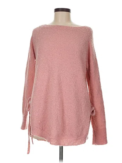 Pre-owned Shein Pullover Sweater In Pink