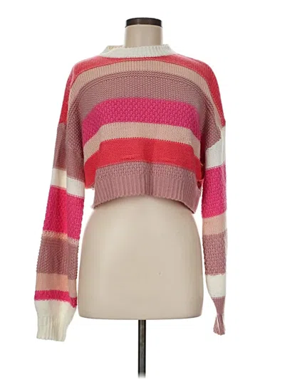 Pre-owned Shein Pullover Sweater In Pink