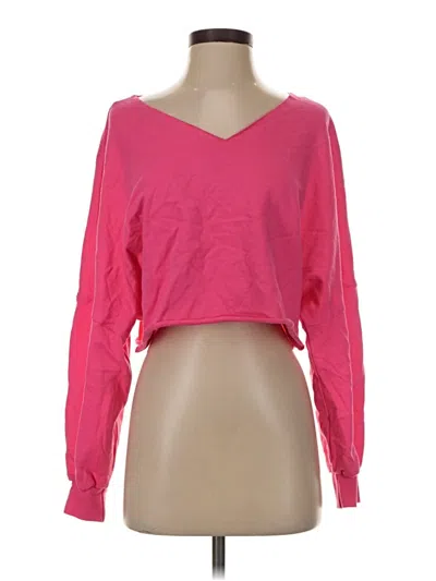 Pre-owned Shein Pullover Sweater In Pink