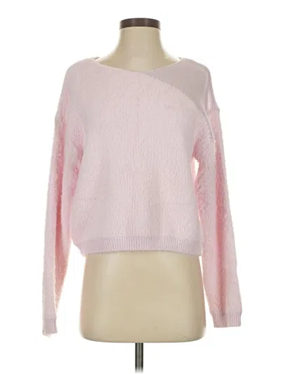 Pre-owned Shein Pullover Sweater In Pink